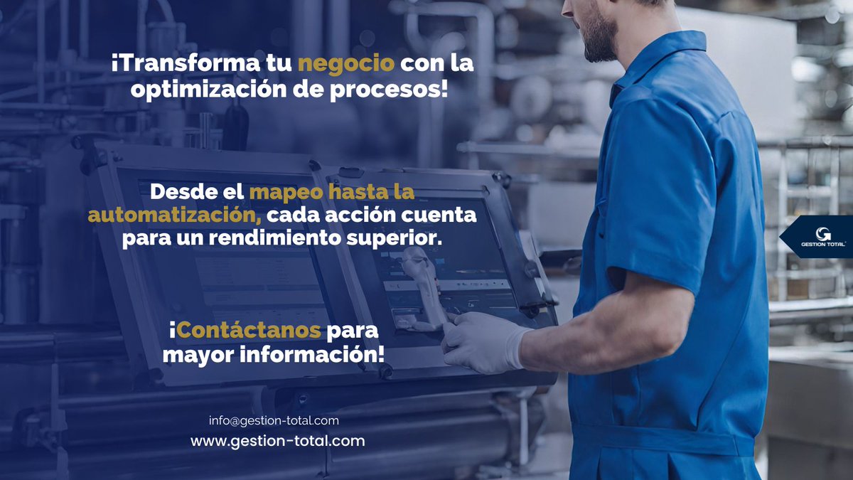 gestiontotal_co's tweet photo. ¡Transforma tu negocio con la optimización de procesos!

Revisa el articulo en nuestro blog: https://t.co/sbdMEcPvMU https://t.co/ASBFftKxwE
