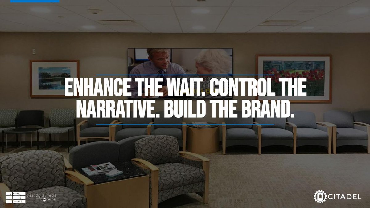 The patient experience represents a critical component of your ability to retain patients! Add CDM TV to your practice to enhance your patient experience. 

cleardigitalmedia.net