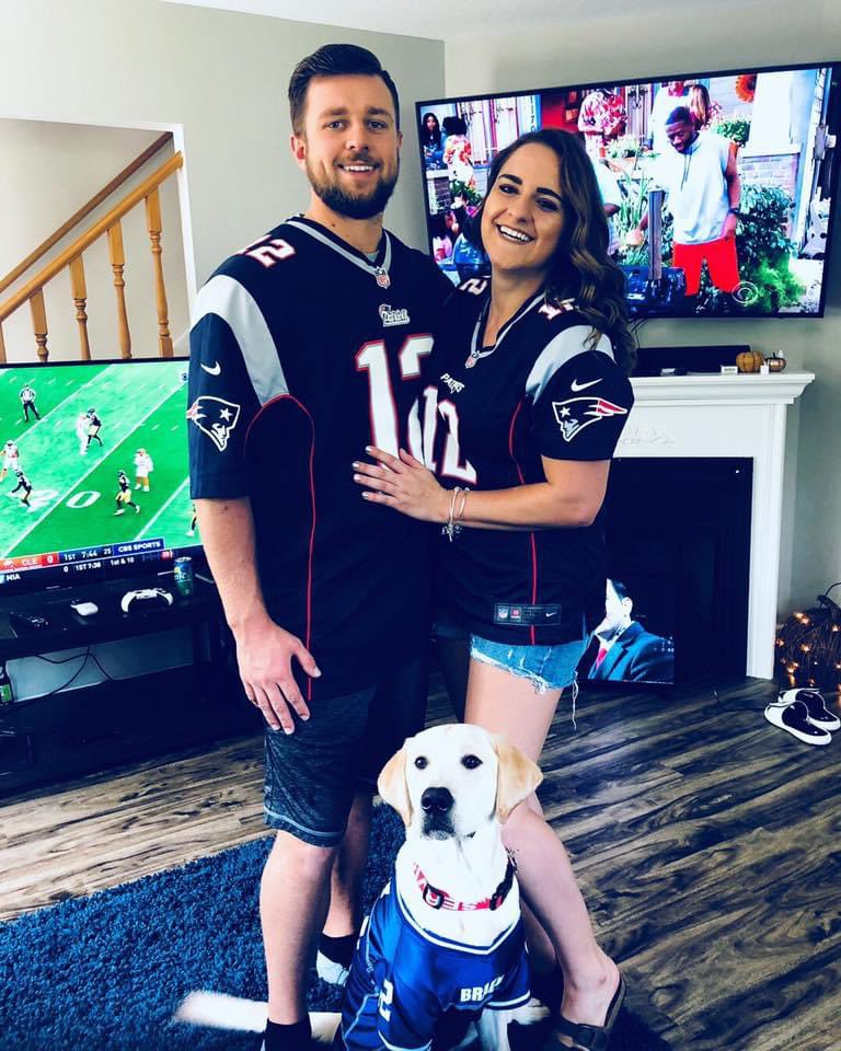 MadilynWike's tweet photo. @PatMcAfeeShow my husband said Brady will be on the show today… I thought he meant our dog Brady. Can you guess who he was named after? https://t.co/B9NkySQnYF