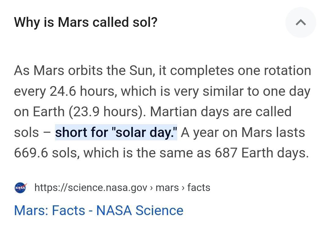 MarsTokenSol's tweet photo. Did you know? $SOL #Mars https://t.co/GyoVHelGqN