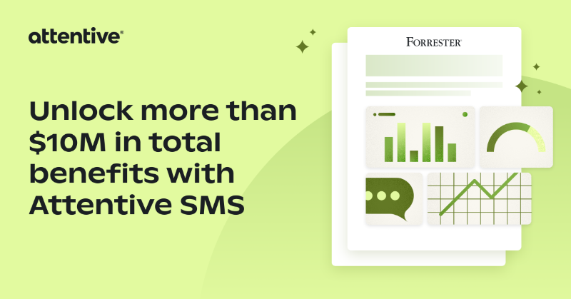 attentiveHQ's tweet photo. ready to unlock $10M+ in benefits?

Forrester's TEI of Attentive SMS 2024 showcases how brands using our platform saw:

💰 181% ROI
📈 up to 25% annual subscriber growth 
🚀 <6 month payback period

dive into the report conducted through customer interviews &amp; data aggregation