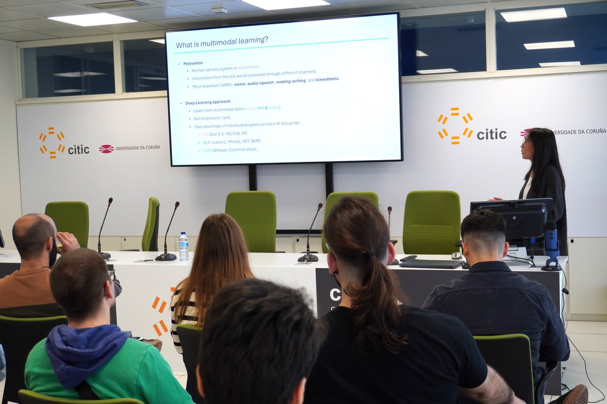 citicresearch's tweet photo. ☕ ¡Inauguramos los Desayunos #TICTalk de 2024!
👏🏼 Ana Pereira Ezquerro e Isabel Tuñas Maceiras expusieron hoy sus proyectos sobre #TIC y #fisioterapia.
https://t.co/NSg5DdsICW https://t.co/JtWahJztUP