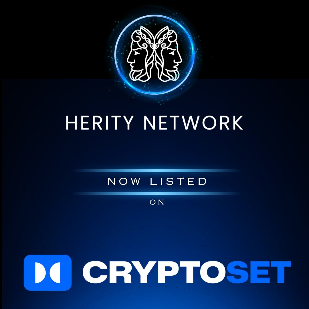 HerityNetwork's tweet photo. 🌱 Ready? #Crypto? Set!

Explore #HerityNetwork now listed on @cryptoset_gg 

🌟 Your go-to for the latest crypto updates, airdrops, giveaways, and tools.

Dive in with us 👉 https://t.co/kUWX1XCAKO 

Stay informed and ahead in the #CryptoWorld! 🌐 https://t.co/9S1R0BnNg9