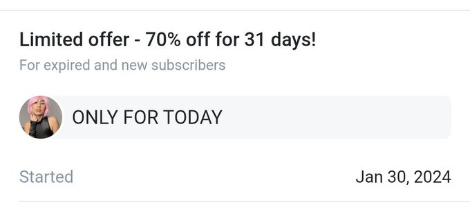 ONLY FOR TODAY https://t.co/X7SPx3ommG