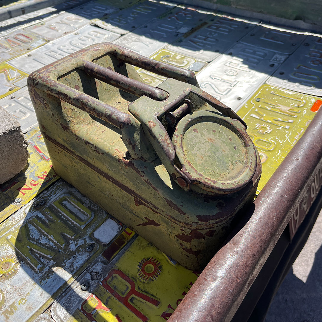 This is paint and body artwork of a completely different type, applying Rat Rod style to a 1952 Chevrolet pickup. Check out all of the details, clever integrations and mix of actual patina and created patina.