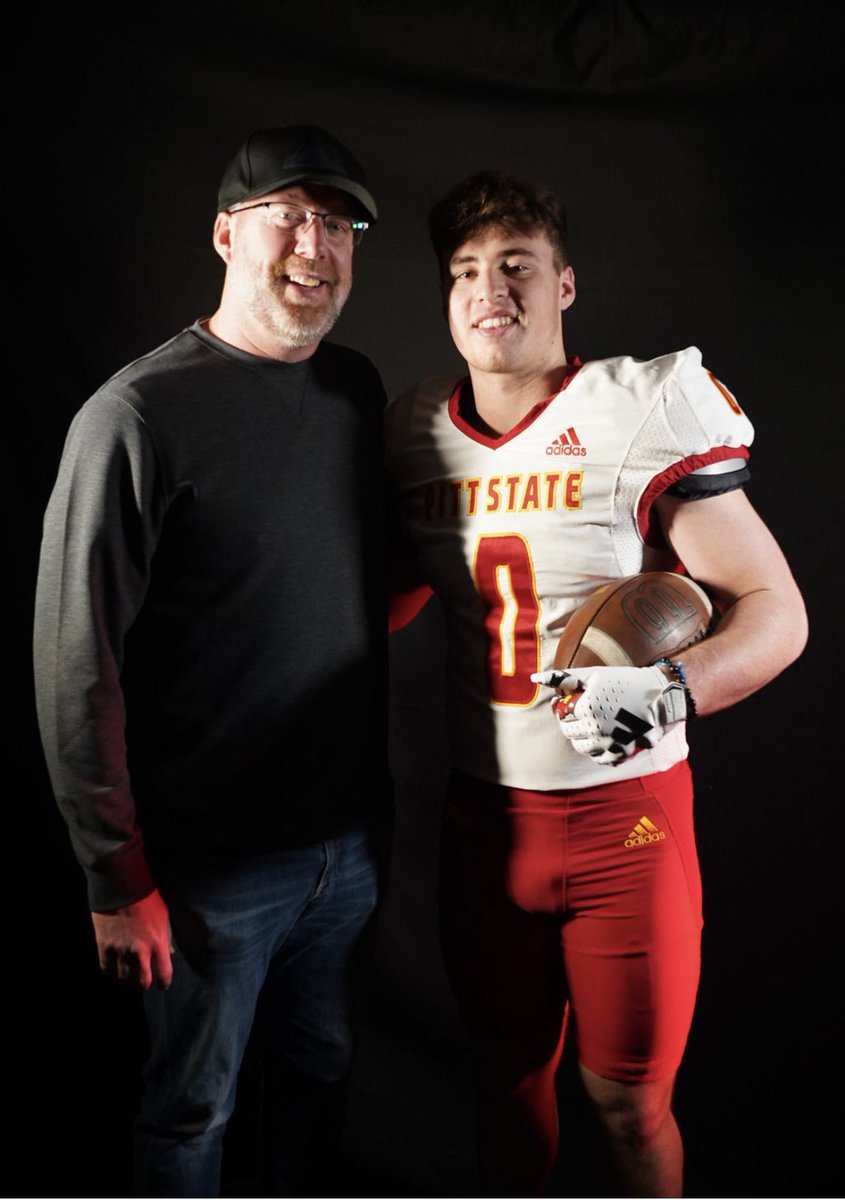 Blessed and excited to say that I am 110% COMMITTED to Pitt State University!!! #ALLIN #GorillaNation @CoachTomAnthony @_CoachNutt @CoachCJohnson43 @GorillasFB @UnionFootball @coach_fred