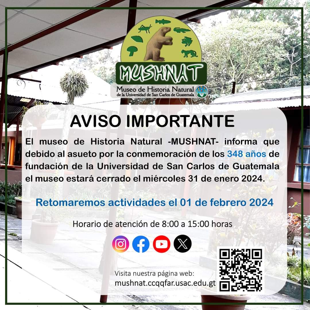 mushnatUsac's tweet photo. Les esperamos a partir del jueves en nuestro horario normal. https://t.co/zrwBbhyawU