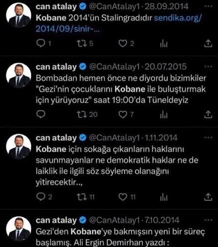 Selahattin Demirtaş neyse Can Atalay da odur.

Can Atalay için özgürlük isteyen herkes Pkk İşbirlikçisidir.