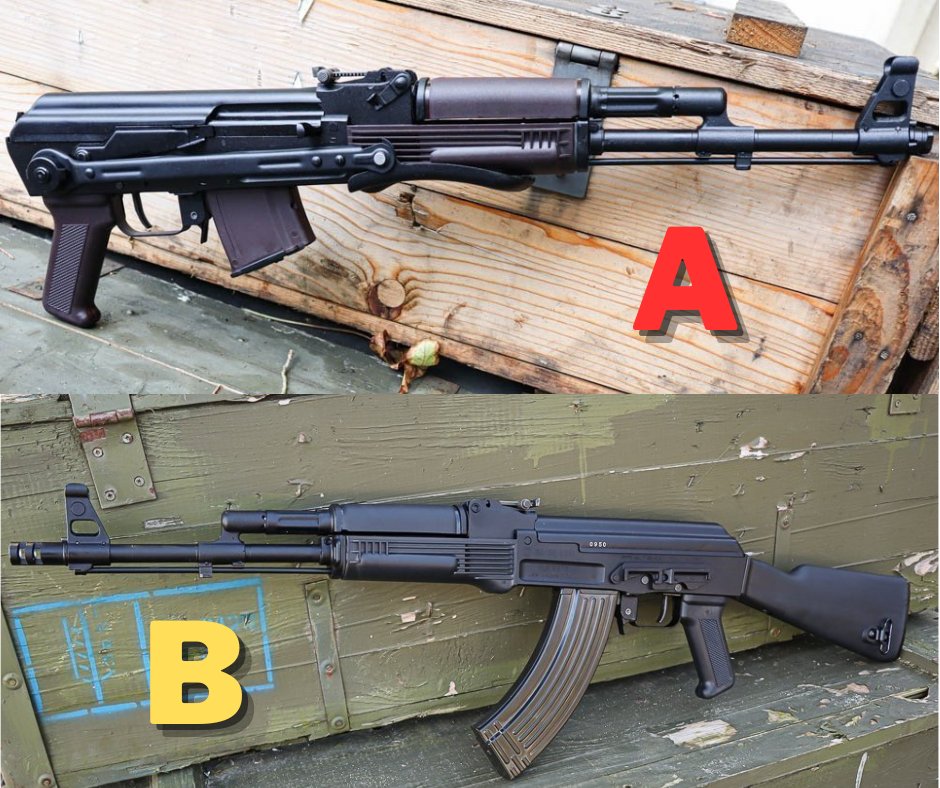 AtlanticFirearm's tweet photo. A) Arsenal SAM7 Underfolder
OR
B) Arsenal SAM7R-62

#choose #arsenal #atlanticfirearms #ak47 #sam7 #sam7r https://t.co/gdAiWArwfU