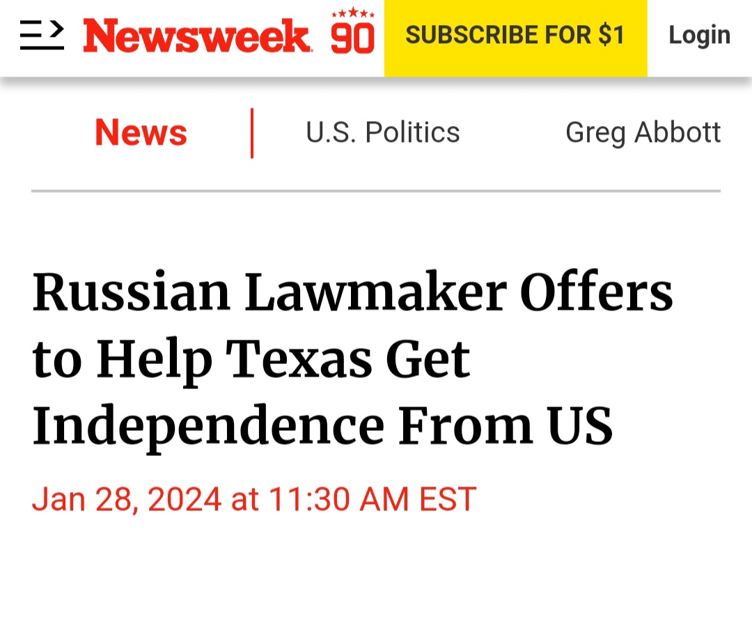 Remember I told you all just a few days ago when states were rallying around Texas that you are watching 'The New Republic' form in real-time?

Remember I told you we are no longer under the 1871 Corp Act?

What you are watching when you read headlines like this is for 'The