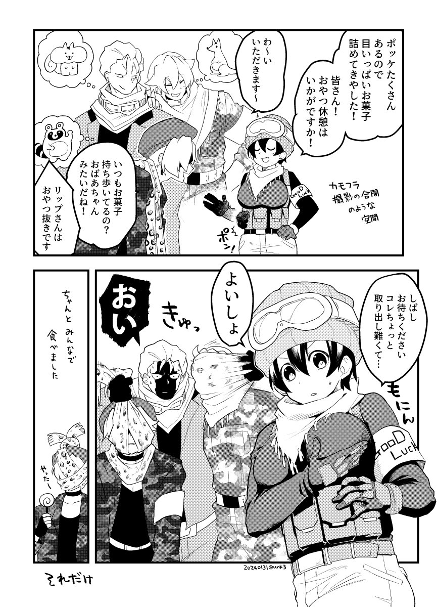カモフラ初見時の感想です 