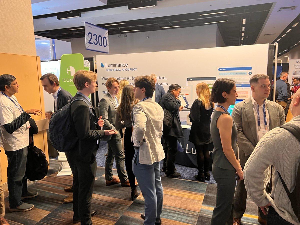Legalweek 2024 has officially kicked off! Stop by Booth 2013 in the Hall of the Americas 1 to meet the Luminance team and get a sneak peek at the very latest advances in our AI. Can’t make it to the booth? Arrange a meeting with one of our experts now 👉 bit.ly/3UiYhbL