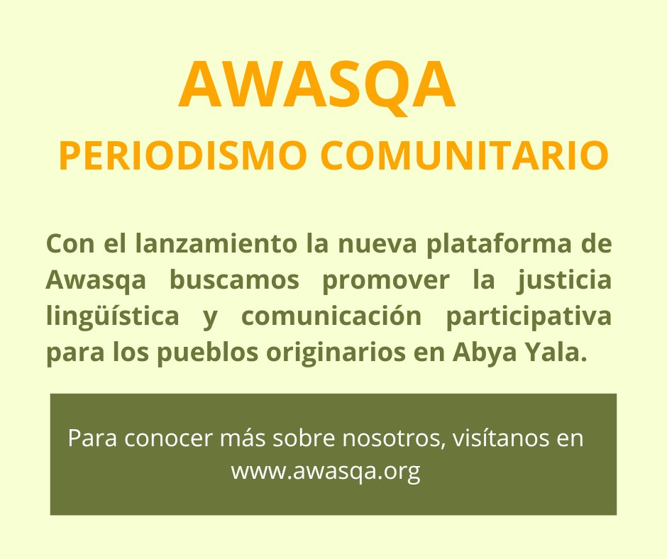 Awasqa: Green Network Project tweet media