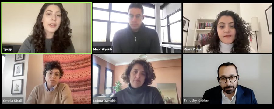ICYMI: Tune into this timely @TimepDC Egypt event which tackles diverse angles, from energy + climate (@Marc_Ayoub), to economy (@tekaldas), gender and underrepresented groups (@lobna), and urban development and megaprojects (@OmniaKhalil). 

Recording: youtube.com/watch?v=6inPPm…