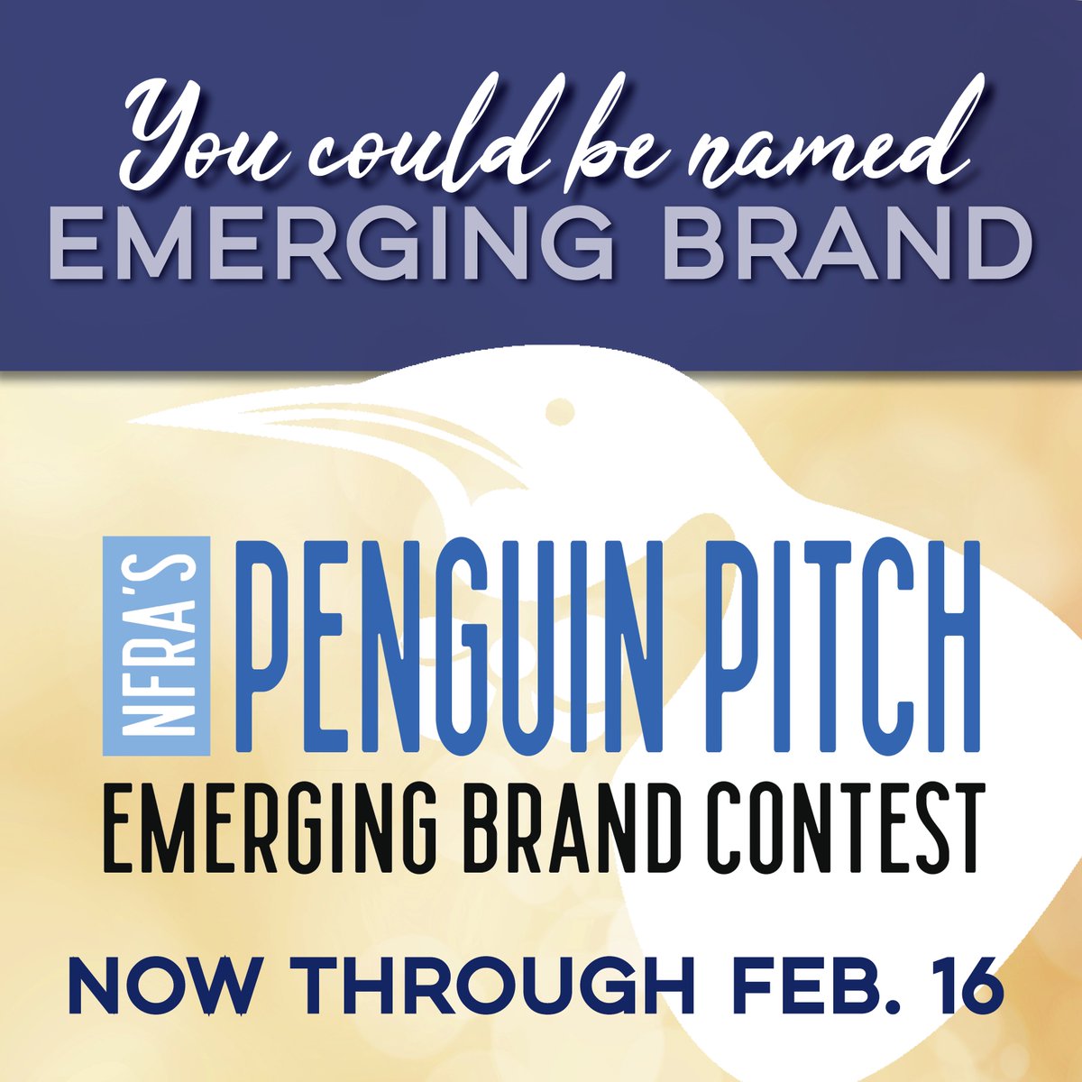 ICYMI: Our Penguin Pitch Emerging Brand Contest is still open! Pitch your game-changing product for a chance to win a Café NFRA table at #NFRA2024 plus the #EmergingBrand title. Enter by Feb. 16th! nfraweb.org/annual-promoti… #penguinpitch #emergingbrands #contest #frozenfood #dairy