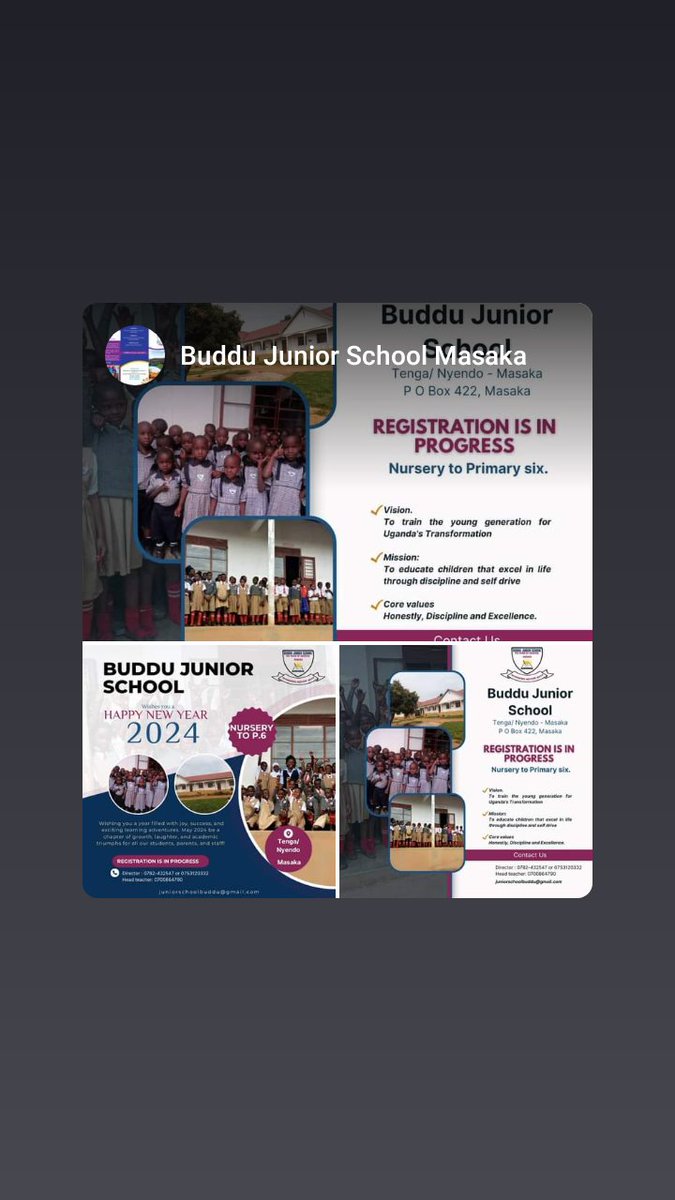 chwasseka's tweet photo. Hi Good people....@Buddujunior welcomes you to join a brand of committed educationists. https://t.co/Nv4TnEqmAZ