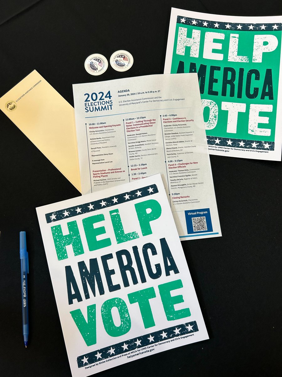 VotingInfo's tweet photo. Our @demworksinc team is on-site at the @EACgov Elections Summit today! We're excited to be with a group of leaders working together to help America vote. https://t.co/5MBRkFhCBe