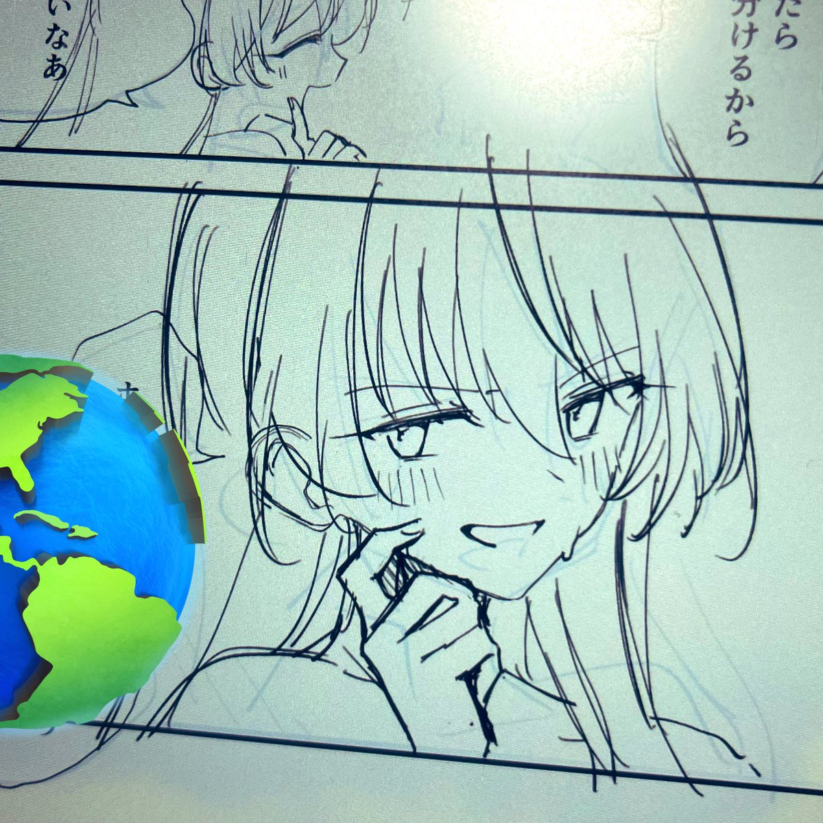 こういう顔描くのが一番───ッ楽しい 
