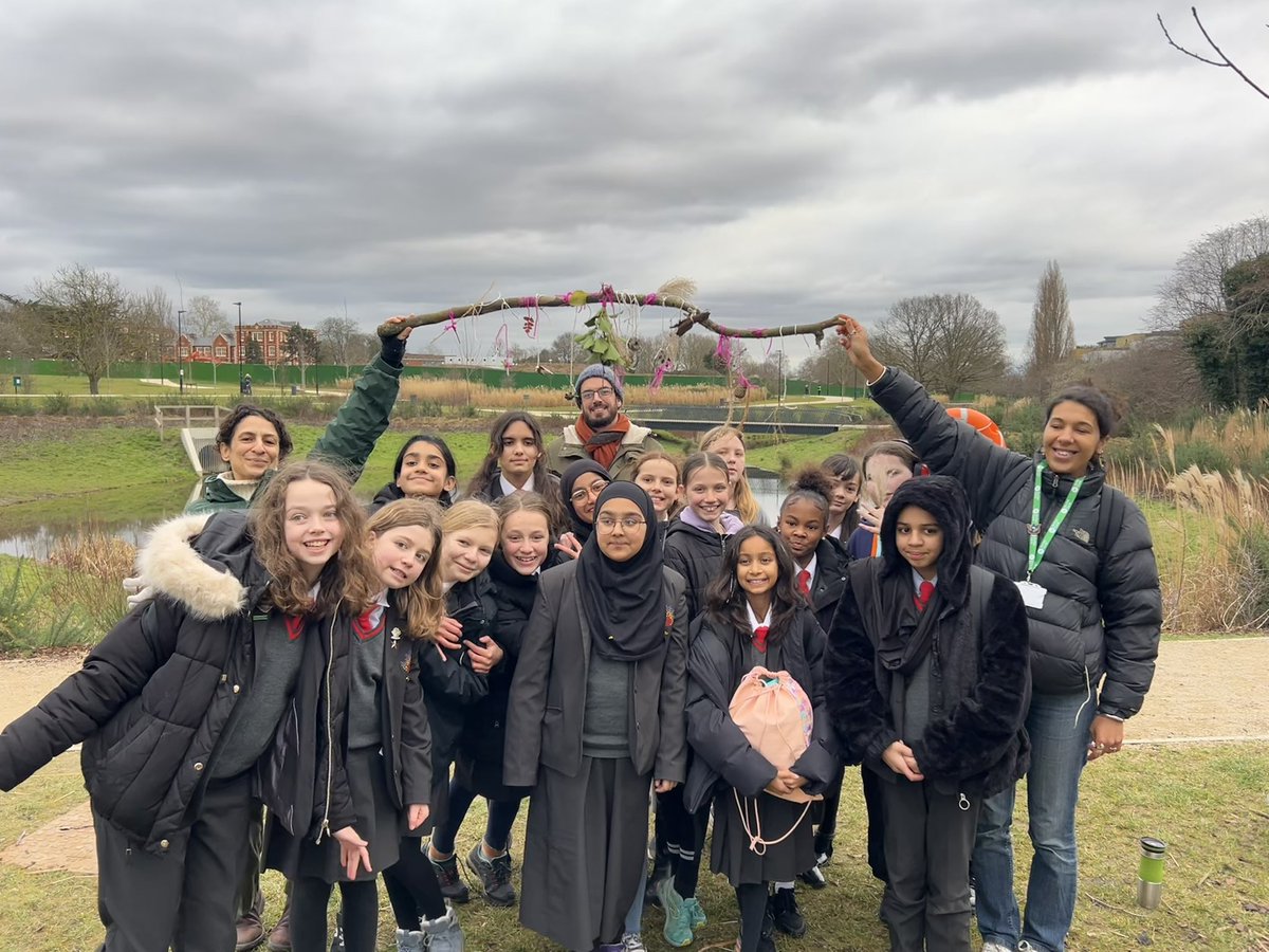 Our Year 7 Bertha Earth group had a fine afternoon exploring and connecting with nature in our local area. As they explored Springfield Park they collected items which told the story of their afternoon - told beautifully here on our very own journey stick! #nature #GetOutside