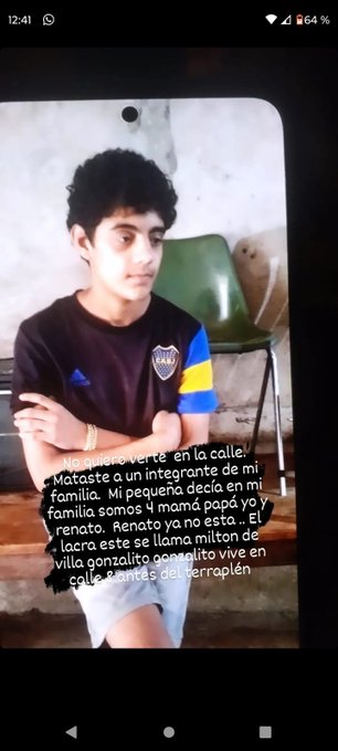 MajulLuisOK's tweet photo. "Libre"

Porque el asesino del perro quedó en libertad (por ser menor de edad) y fue escrachado en redes sociales https://t.co/uwCXZdssbw