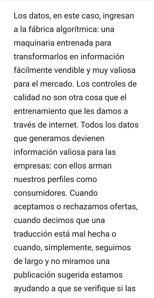FerrarelliM's tweet photo. @SofiaScasserra lo hizo de nuevo: explicar en lenguaje llano y abierto temas de especial dificultad para el público no especializado pero que nos afectan en el día a día, incluida la narrativa actual sobre IA
Dejo  capturas x aquí p invitar a la lectura 👇🏼
https://t.co/URdPSTD2fM https://t.co/G4MIUTgJc6