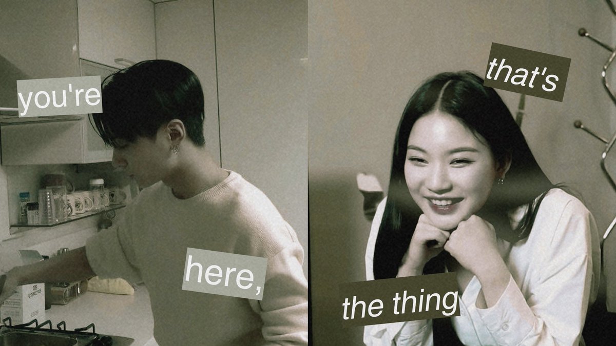 rosyflush's tweet photo. you're here,
that's the thing.

a #jongchaengie few tweets au. https://t.co/YEiKveyP9q