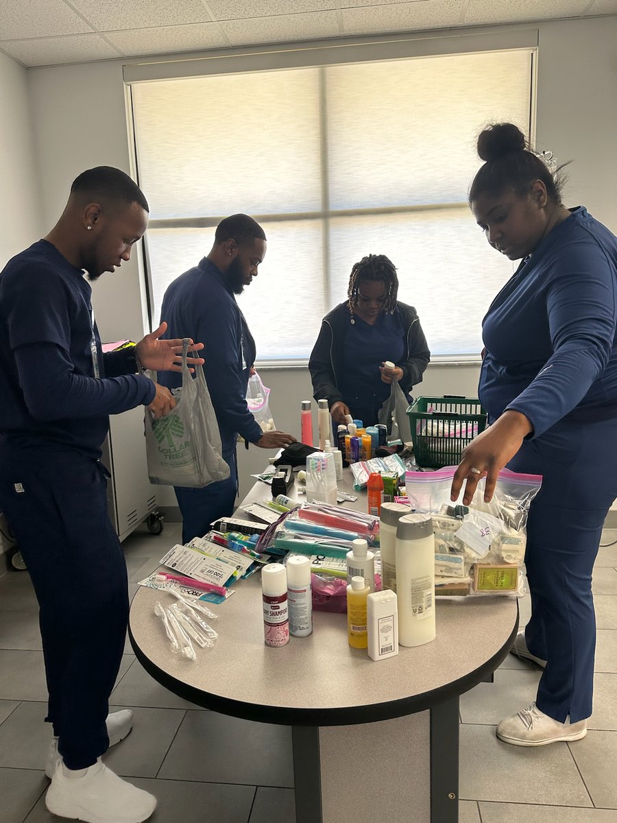 Today, as we honor the legacy of Martin Luther King Jr., let's not only remember his dream but also embody his spirit of service and activism. Practical Nursing students donated hygiene care packages to The Source. Let's make a difference in our communities! #MLKDayofService ✊🌟