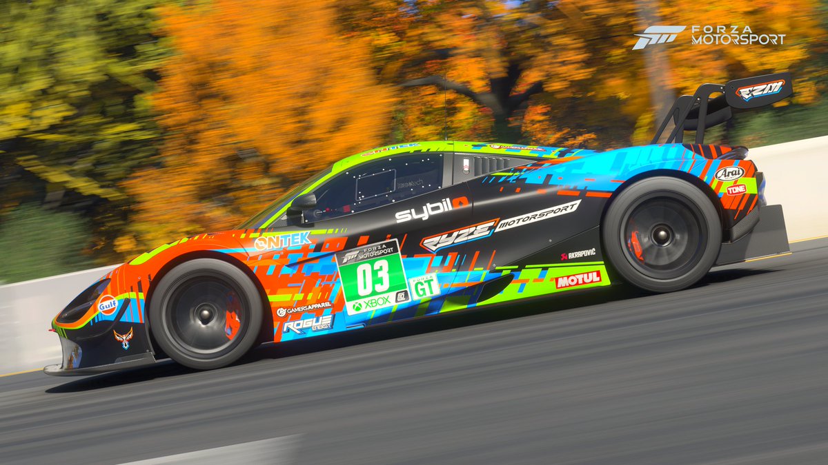 ESV_Phoenix's tweet photo. Now Shared!
It's been a fair while since I got to grips with a @RyzeMotorsport livery. So here is our new Mclaren 720S GT3.

@ForzaMotorsport 
#FMshare
#ForzaMotorsport 
@TheRogueEnergy 
@GamersApparel 
@limeprogaming 
#PhoenixDesign https://t.co/dP4IxxIBlw