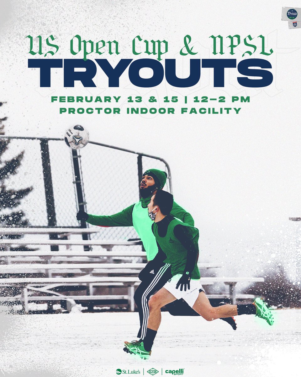 DuluthFC's tweet photo. Interested in becoming a BlueGreen? We have tryouts coming up!

Sign Up Now: https://t.co/Ykk6LAaFrF

#DuluthFC #BlueGreens https://t.co/ZN6dvf5z07