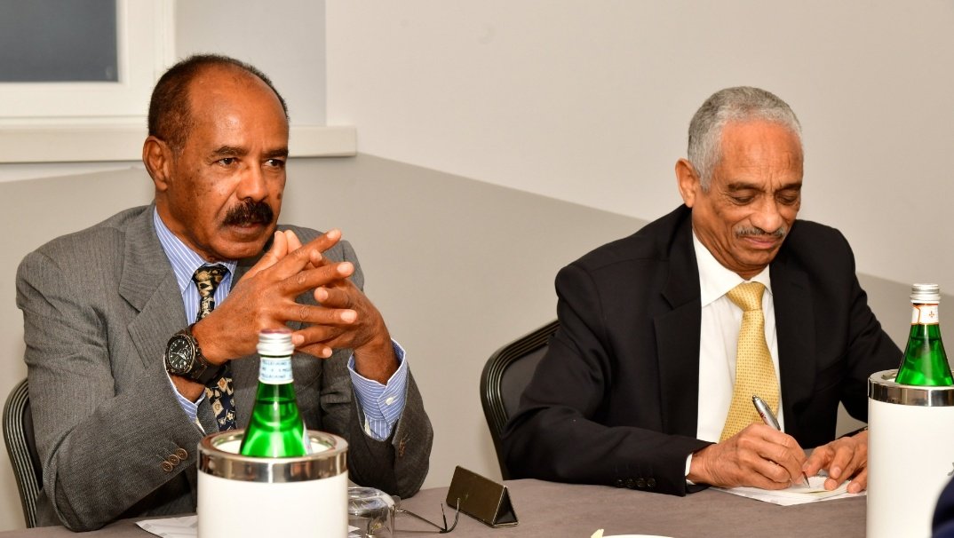 Sanpaulo888's tweet photo. #Pre_Isaias &amp; his delegation had met earlier in the day,with Italian Minister of Energy,Gilberto P. Fratin to discuss cooperation in mining,energy &amp; manufacturing. 

The Italian Minister invoked historical ties &amp; expressed readiness for cooperation in mining, capacity building... https://t.co/19aJ7SuHhe