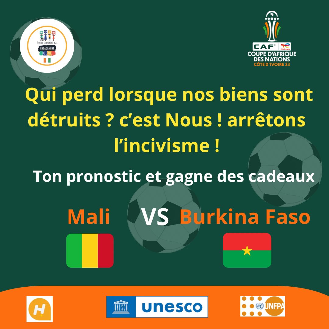 CommunauteJECI's tweet photo. 𝐉𝐞𝐮 𝐏𝐫𝐨𝐧𝐨𝐬𝐭𝐢𝐜 𝐂𝐀𝐍 𝟐𝟎𝟐𝟑

𝐏𝐨𝐮𝐫 𝐠𝐚𝐠𝐧𝐞𝐫 :
1-Donner le bon résultat 
2- Aimer et partager la publication ;
3- S’abonner à la page Facebook et Instagram de la CJECI.
4-targuer 3 amis sur votre commentaire 

𝐅𝐢𝐧 𝐝𝐮 𝐣𝐞𝐮 : 17H00 https://t.co/m8OUyLxv7c