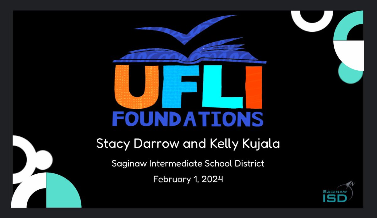 Beyond excited and proud of this professional learning <a href="/KujalaKelly/">Kelly Kujala</a> and I developed to share at <a href="/SaginawISD/">Saginaw Intermediate School District</a>. We are thrilled to see educational leaders coming from across the state to learn more about best literacy practices and <a href="/UFLiteracy/">UF Literacy Institute</a> #itonlytakesaspark