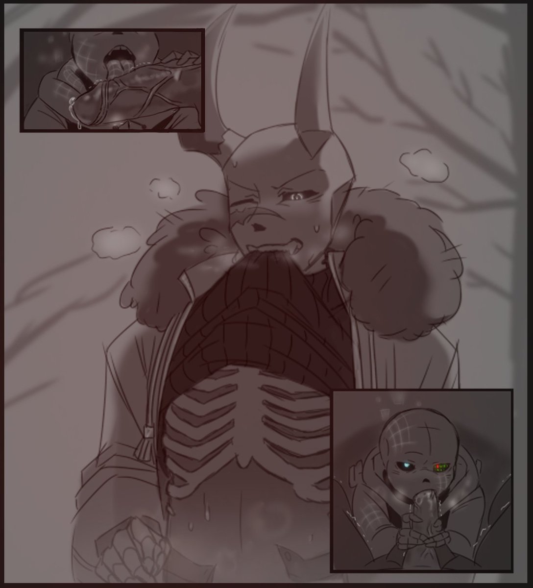 Cramera10's tweet photo. Every hero needs a squire, even if he is not a hero and the squire does not carry a weapon....
๐ฆด Not canon (rule 34)
#aggressivemutant #undertail #mesh_sans #oc https://t.co/Jx6qr21RPX