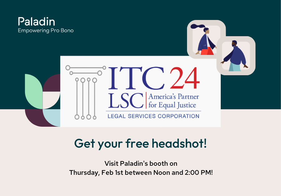 We are thrilled to be sponsoring <a href="/LSCtweets/">Legal Services Corp.</a>'s Innovations in Technology Conference this week! Stop by our booth on Thursday between Noon and 2 PM ET to get a new headshot on us 📸 See you there!