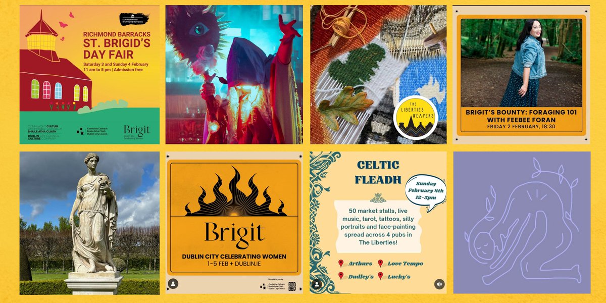 We are so excited for all of the Brigid's Day festivities coming our way this weekend! We've cherry picked some events taking place in D8 which we feature in our latest post ➡️ culturedatewithdublin8.ie/post/celebrati… We can't wait to celebrate...Brigid in D8!!! #CultureD8