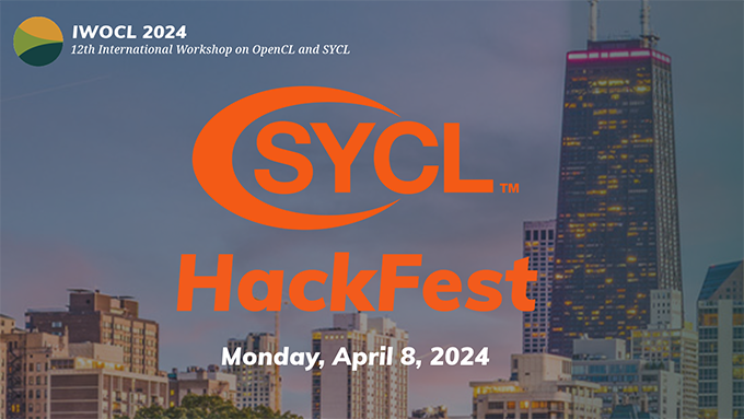 Have you got your projects in yet for <a href="/SYCLstd/">SYCLstd</a> HackFest <a href="/IWOCL/">IWOCL</a> 2024? Submit your project proposal by this Friday, Feb. 2 for an opportunity to work with mentors to advance your SYCL development efforts.

iwocl.org/iwocl-2024/syc…