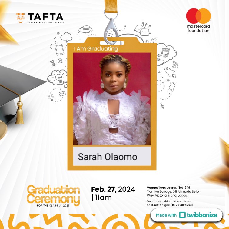 Look who’s graduating? Amazing stuff right here 😃 thank you @tafta_academy for this amazing opportunity. 

Now a certified script writer/stage lighting expert. 

#scriptwriter #stagelighting #Filmmaker