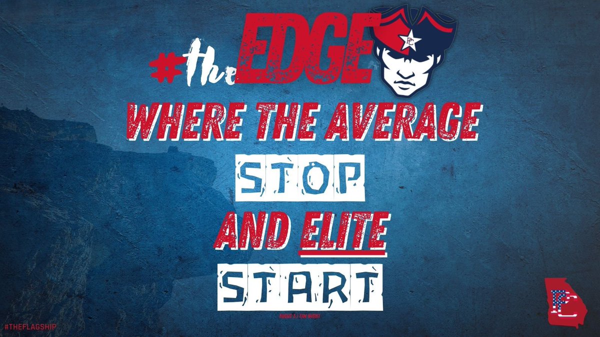 #TheFlagship🏴‍☠️⚓️ #TheEdge24🧗
#GoPats🇺🇸 <a href="/PCHS_PatsFB/">Paulding County Football</a>