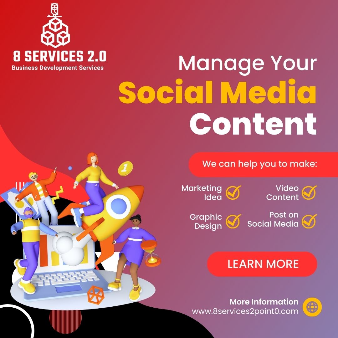 8services2_0's tweet photo. 🚀✨ Let us take the reins of your social media, crafting engaging content, and driving meaningful interactions. From strategic planning to captivating visuals, we've got your brand covered.📱💼 #SocialMediaManagement #Services2point0 #DigitalSuccess https://t.co/vTcdPb9EZW