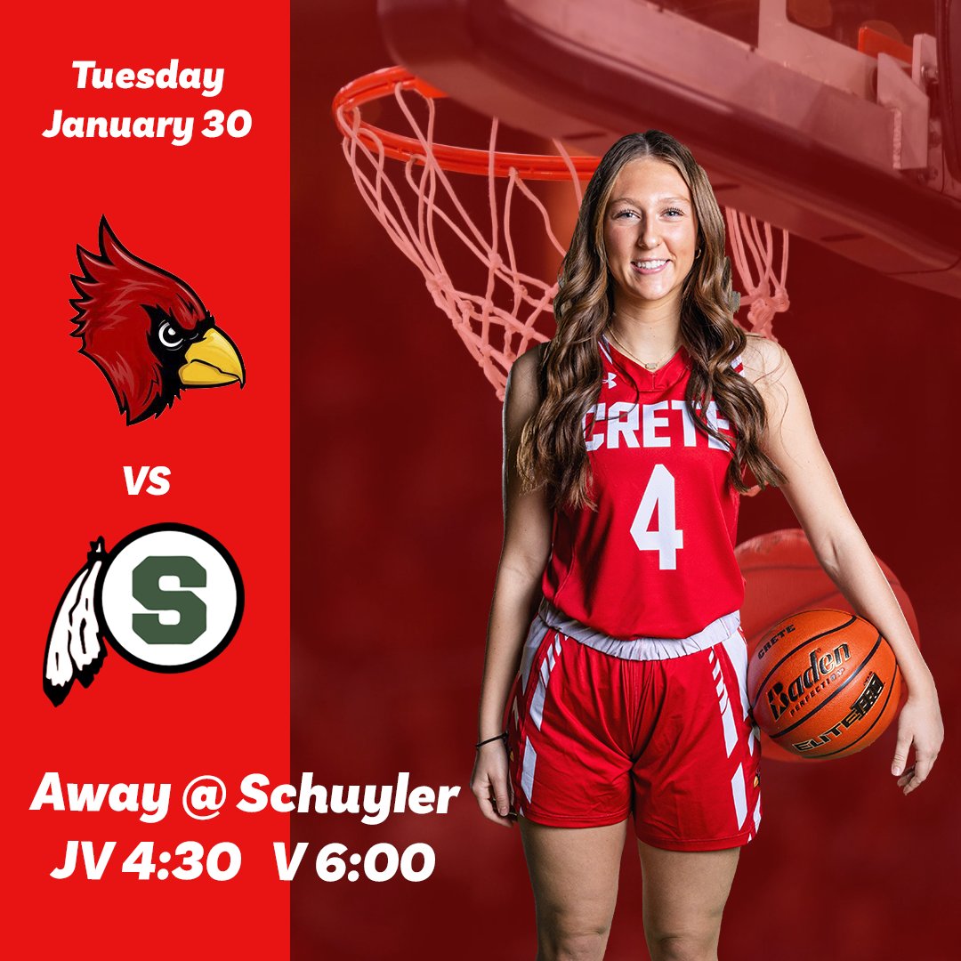 girlsbballcrete's tweet photo. On the road today before our last home game on Thursday #BeCrete https://t.co/uYJh8tkTDT
