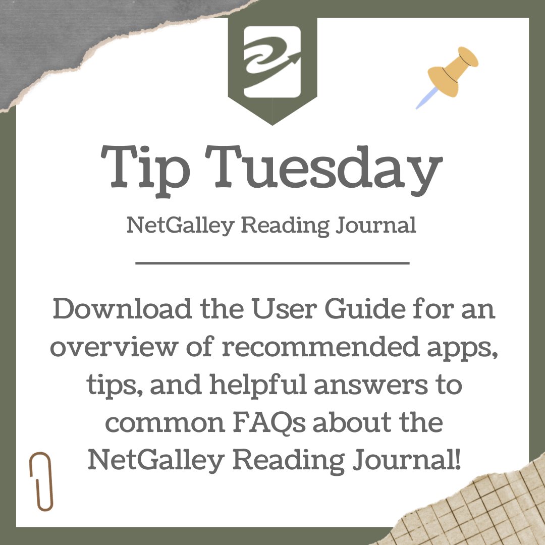 NetGalley's tweet photo. It's not too late to start working on your #NetGalleyReadingJournal 📣

Download the User Guide for an overview of recommended apps, tips, and helpful answers to common FAQs about the NetGalley Reading Journal! https://t.co/iXf6hMYa39 https://t.co/mz5bCOMAM4