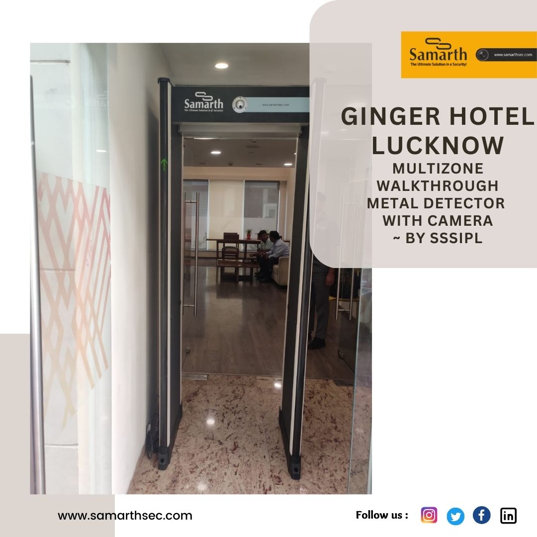 SamarthSec's tweet image. New Installation of Multizone Walkthrough Metal Detector with Camera at Ginger Hotel, Lucknow
- By SSSIPL
#multizone #walkthrough #metal #detector #metaldetector #security #gingerhotels #lucknow #dharavi #securitysystem #Mumbai #india #maharashtra #mumbai #sssipl
