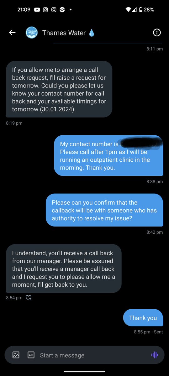 Barkston88's tweet photo. @thameswater me again. Still no phone call today. It's been 4 months. You never replaced the water meter after a leak outside, but decided to charge me regardless, despite me contacting you repeatedly explaining there was no meter. There's a meter now but still not sorted. https://t.co/lfYcXPsGhW