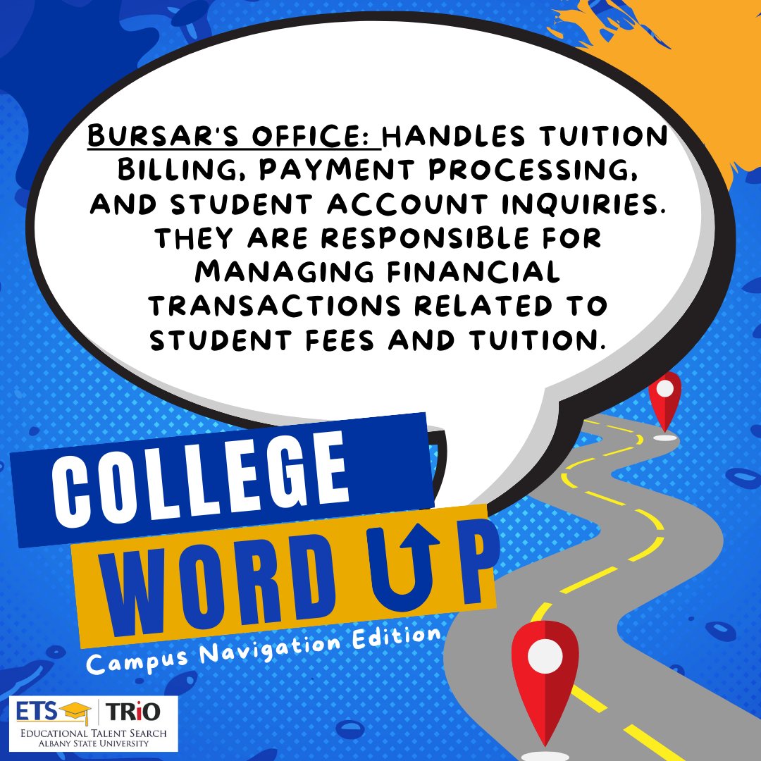 asuets_'s tweet image. 🗺️ Navigating campus got you puzzled? 🤔 For account assistance, swing by the Bursar Office. 📍 Pro tip: It&apos;s not the same as the Financial Aid Office! 🎓
#CampusNavigation #HelpfulHint #asuetscollegeprepfriday