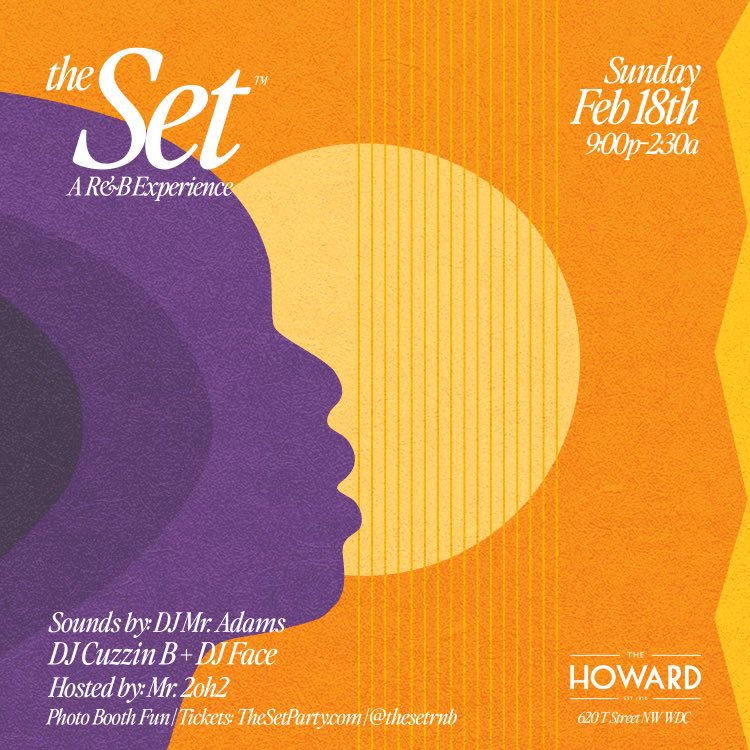 thesetrnb's tweet photo. Unlock the vibes on Sunday Feb 18th (President’s Day Wknd)! Join us for @thesetrnb at @howardtheatre with the ultimate DJ line up of @djmradams @djcuzzinb and @djfacemusic hosted by @mr2oh2 Let’s make it a night to remember! 🎶✨ #SetRnB #RnBVibes #rnbfam https://t.co/Z06UQBLFlK