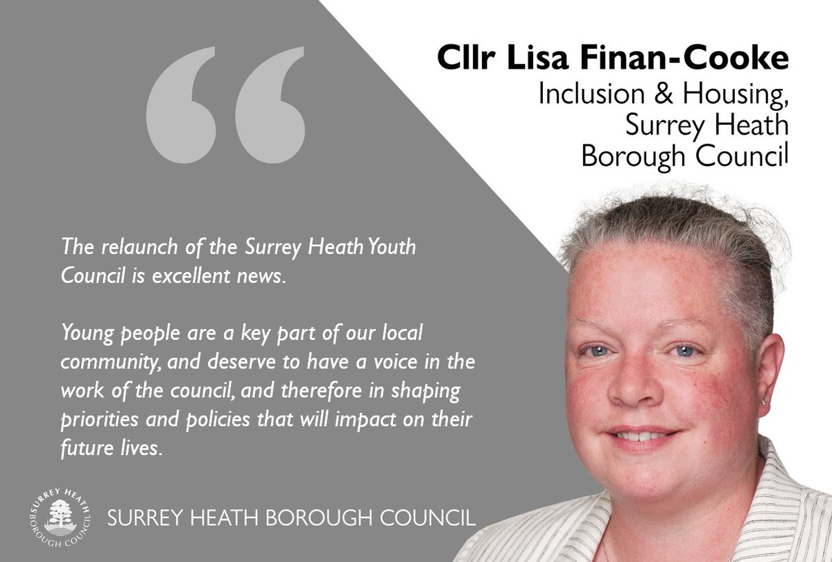 The <a href="/SurreyHeathYC/">Surrey Heath Youth Council</a> has relaunched with a new partner, the charity Learning Space. It will offer an effective way for young people to have a direct voice into the Council, and have a say on the issues that affect them. 
Read more: surreyheath.gov.uk/news/2024/surr…