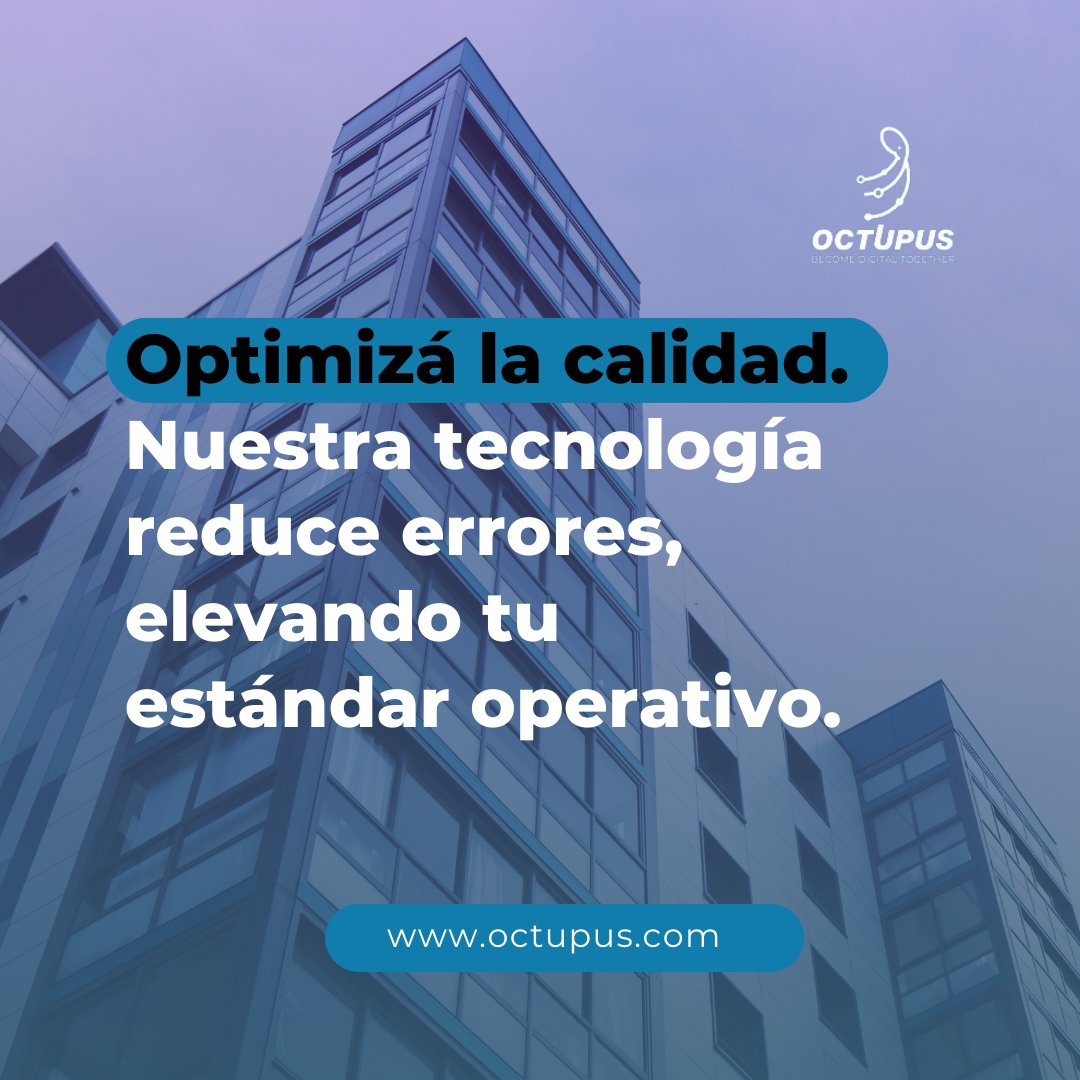 OctupusLatam's tweet photo. 🔍 💡 En Octupus, nos dedicamos a optimizar la calidad en cada detalle. Nuestra avanzada tecnología no solo reduce errores, sino que redefine la excelencia en cada paso.

📩 info@octupus.com
📲 +54 9 11 2601-5001 (ARG)
📲 +52 56 1719-1421 (MX) https://t.co/7gADefl2mo