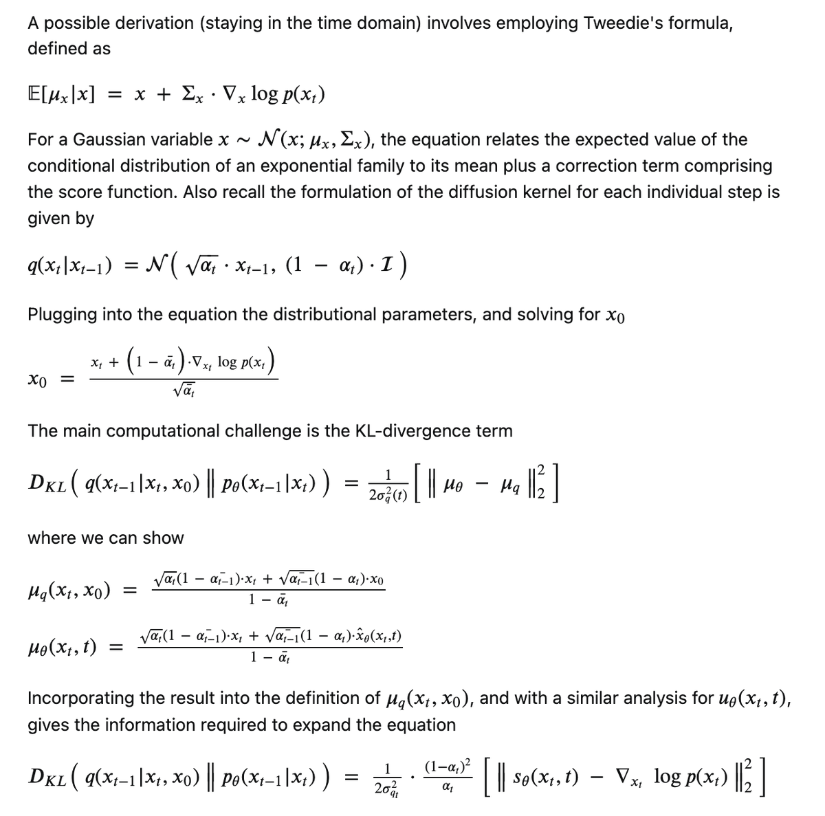 TheVariational's tweet image. you've expressed interest, so here it is. @hillbig @shaneguML @umitmertcakmak @jm_alexia @sedielem @jaschasd we outline the rational progression linking the score function with diffusion models