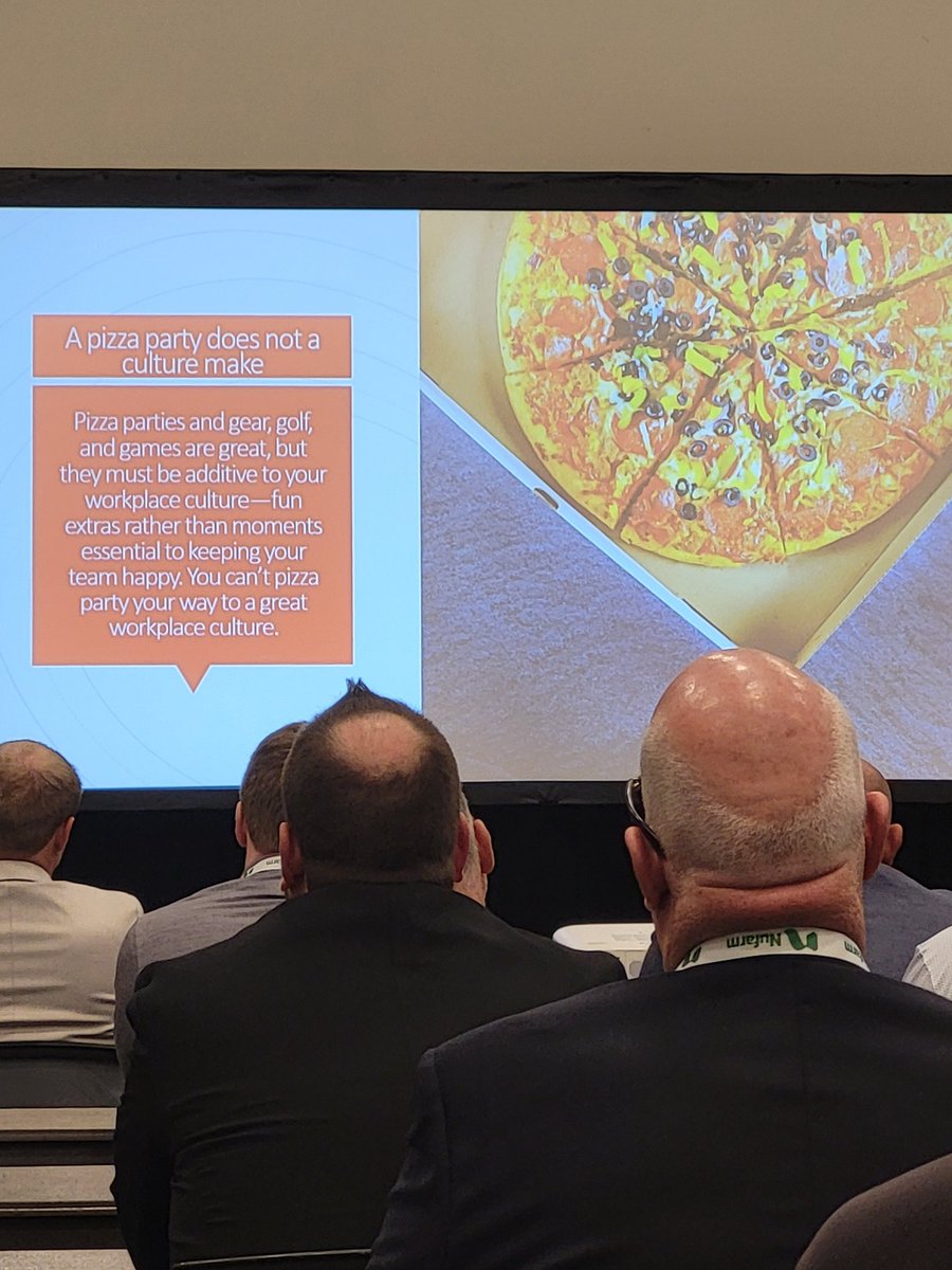 'A pizza party does not a culture make.' @ct_turf @mindfulsuper_