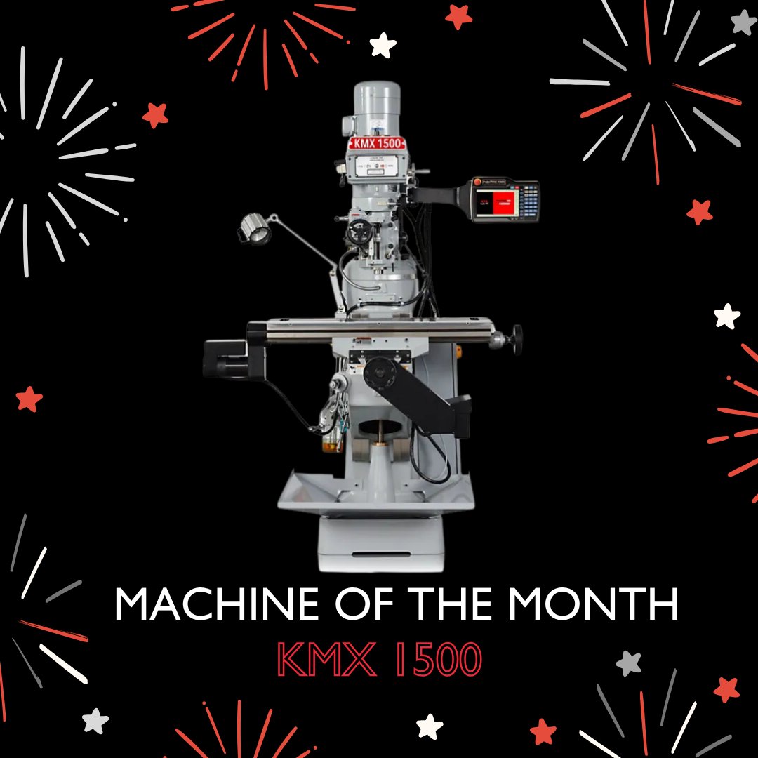 xyzmachinetools's tweet image. Our January Machine of the Month is the KMX 1500.
 
The smallest of our CNC Turret Mills, making it the best starting point for those keen to take advantage of CNC Milling with the minimum of outlay.
 
Find out more about our KMX 1500 - bit.ly/48KbVJv
 
#xyzmachinetools